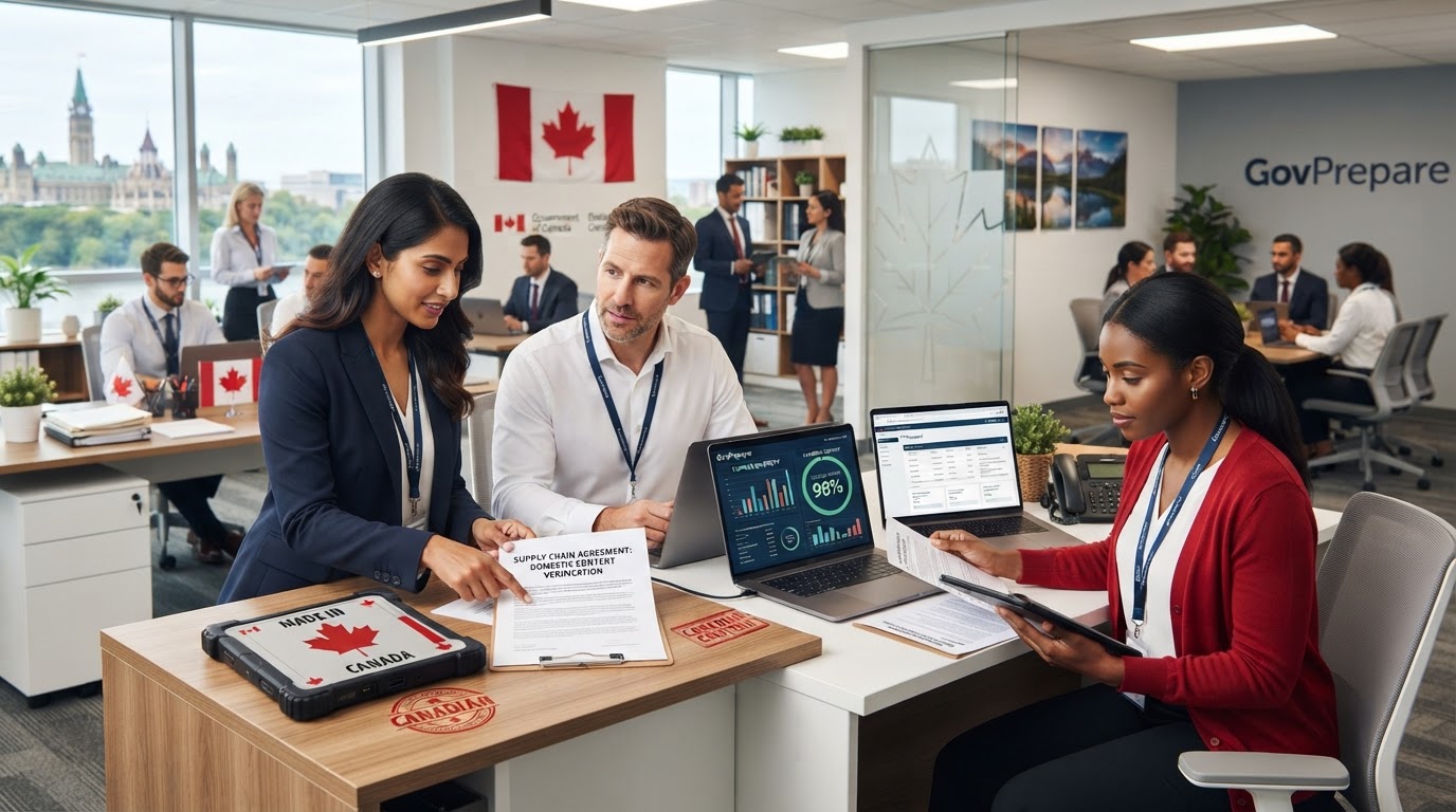 Policy on Prioritizing Canadian Suppliers and Canadian Content in Strategic Federal Procurements - CanadaBuys