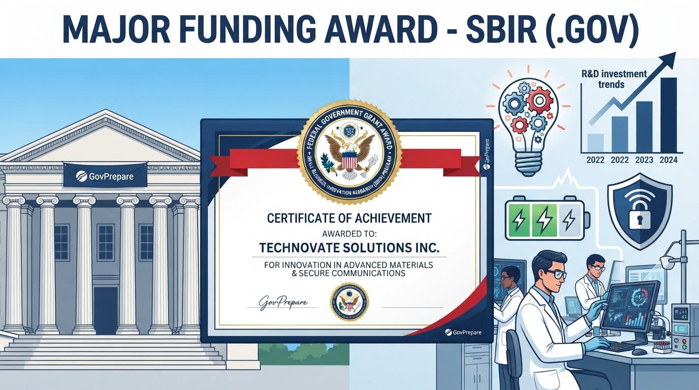 Major Funding Award - SBIR (.gov)