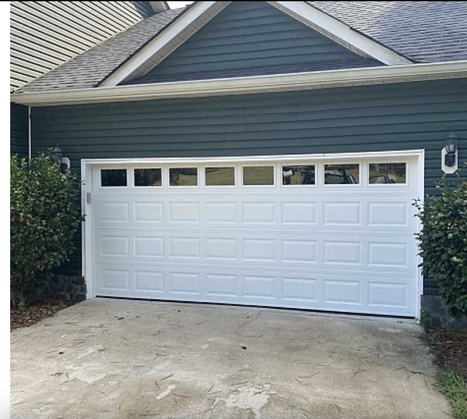 Commercial overhead garage door project completed by All Access Garage Doors