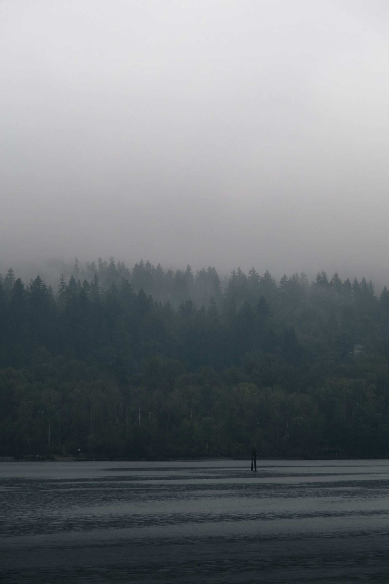Aerial view of Port Moody, BC - mobile heavy duty truck repair service area