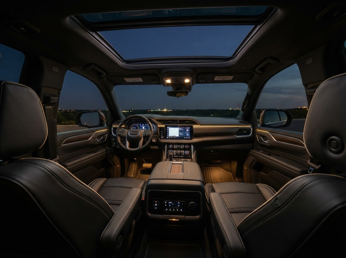GMC Yukon Denali luxury interior