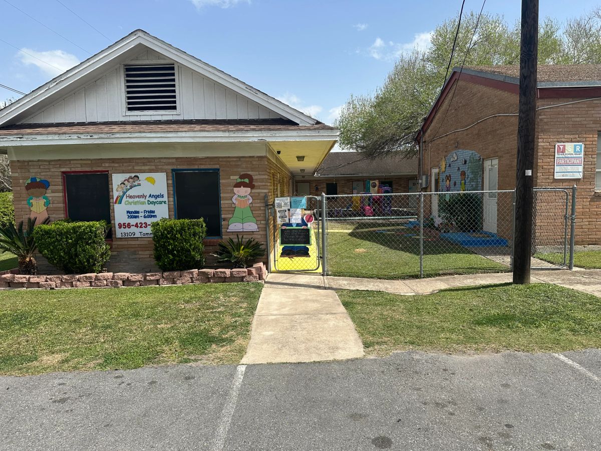 Happy smiling children playing at Heavenly Angels Christian Daycare in Combes TX