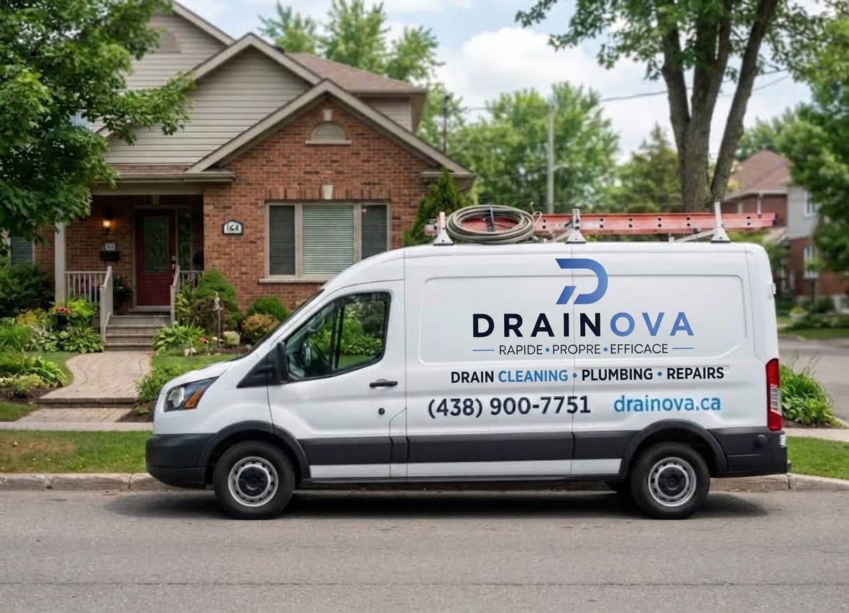 Drainova — plomberie et débouchage inspection caméra