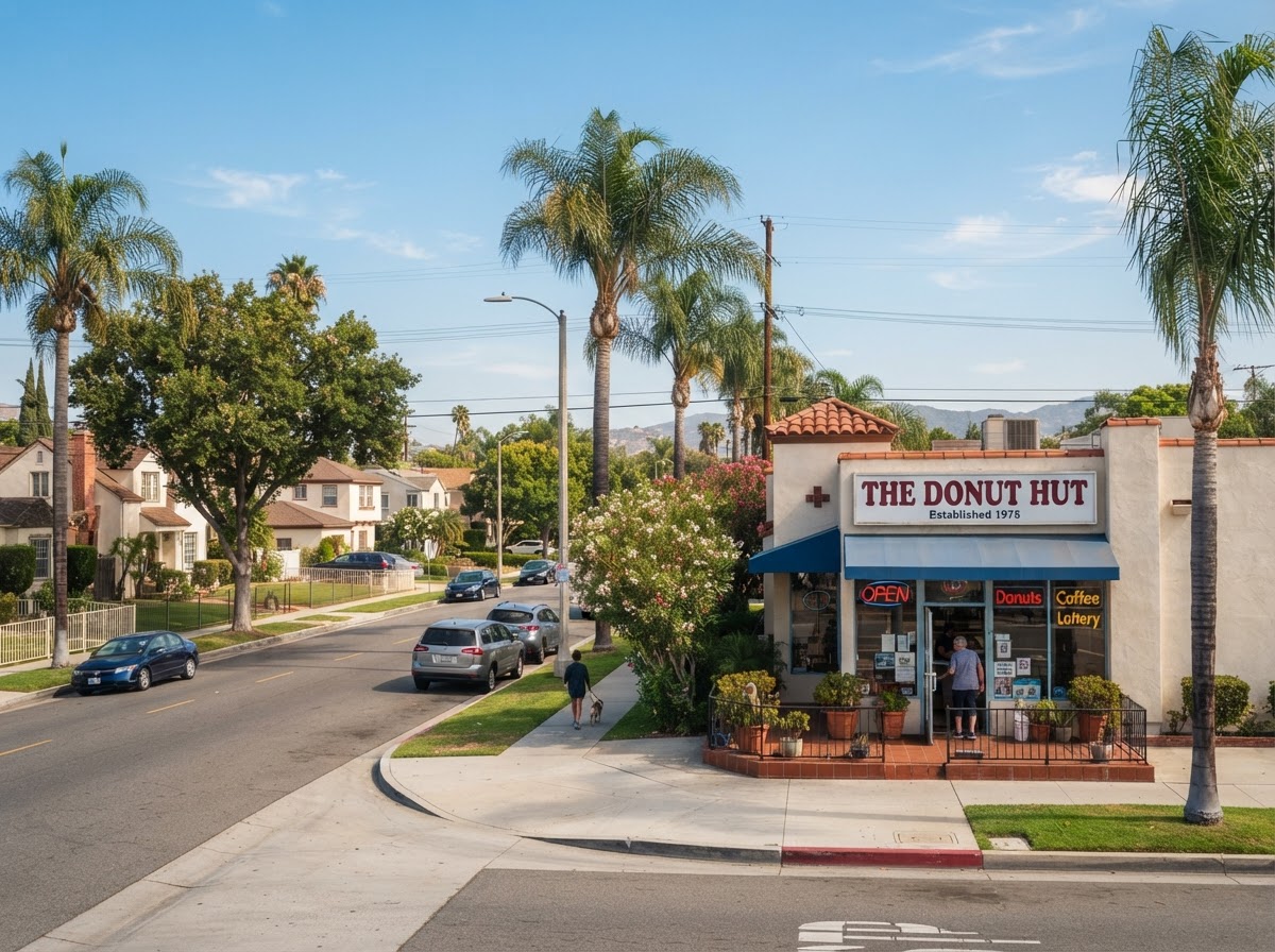 A welcoming local storefront in the San Gabriel Valley, representing the La Habra business community