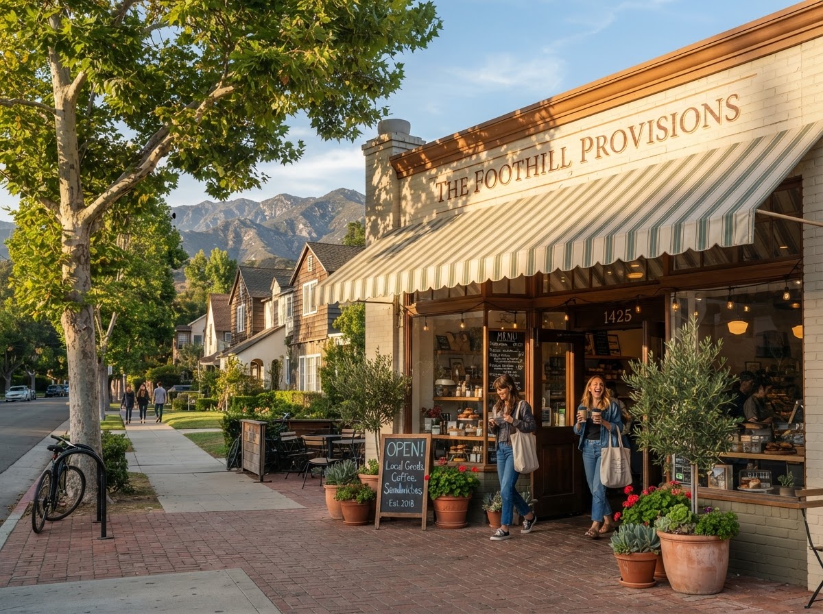 A welcoming local storefront in the San Gabriel Valley, representing the Altadena business community