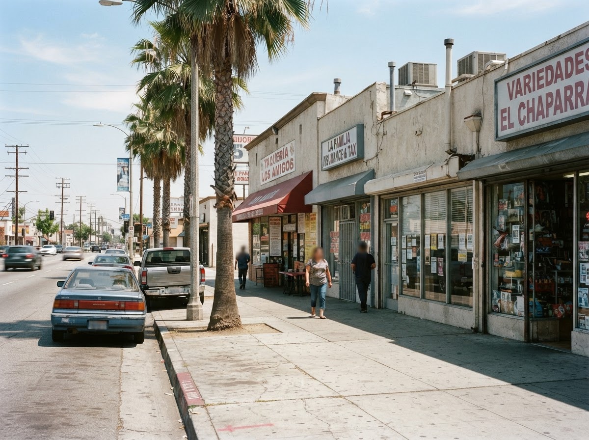 A welcoming local storefront in the San Gabriel Valley, representing the El Monte business community