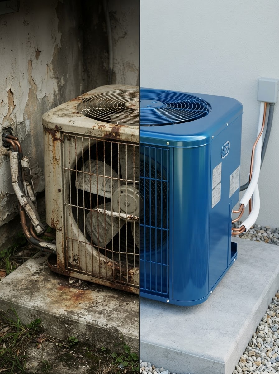 Rooftop Condenser Replacement — after