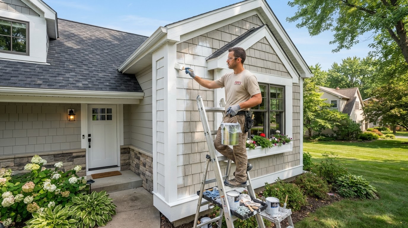 Exterior Painting in Windsor-Essex by Limitless Homes & Construction Ltd