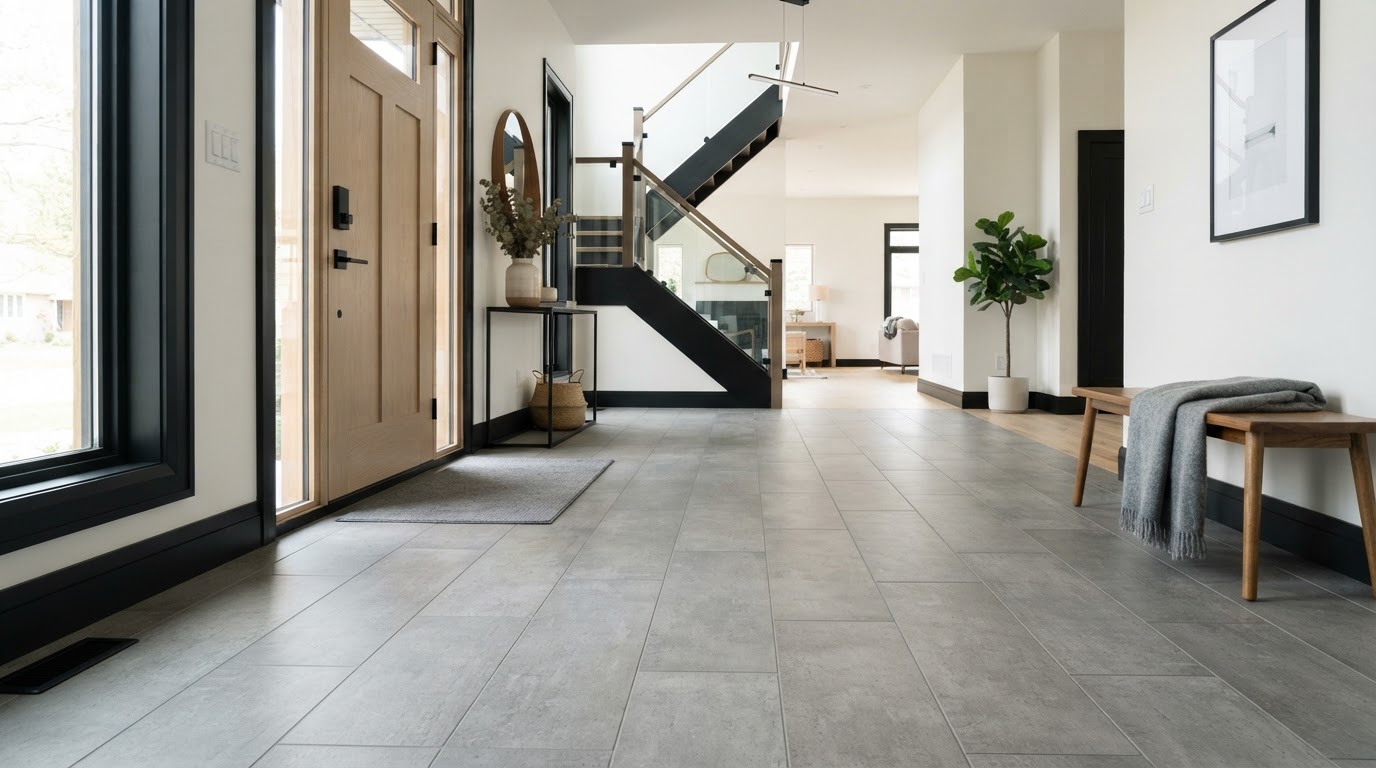 Tile Flooring Installation by Limitless Homes & Construction Ltd in Windsor-Essex