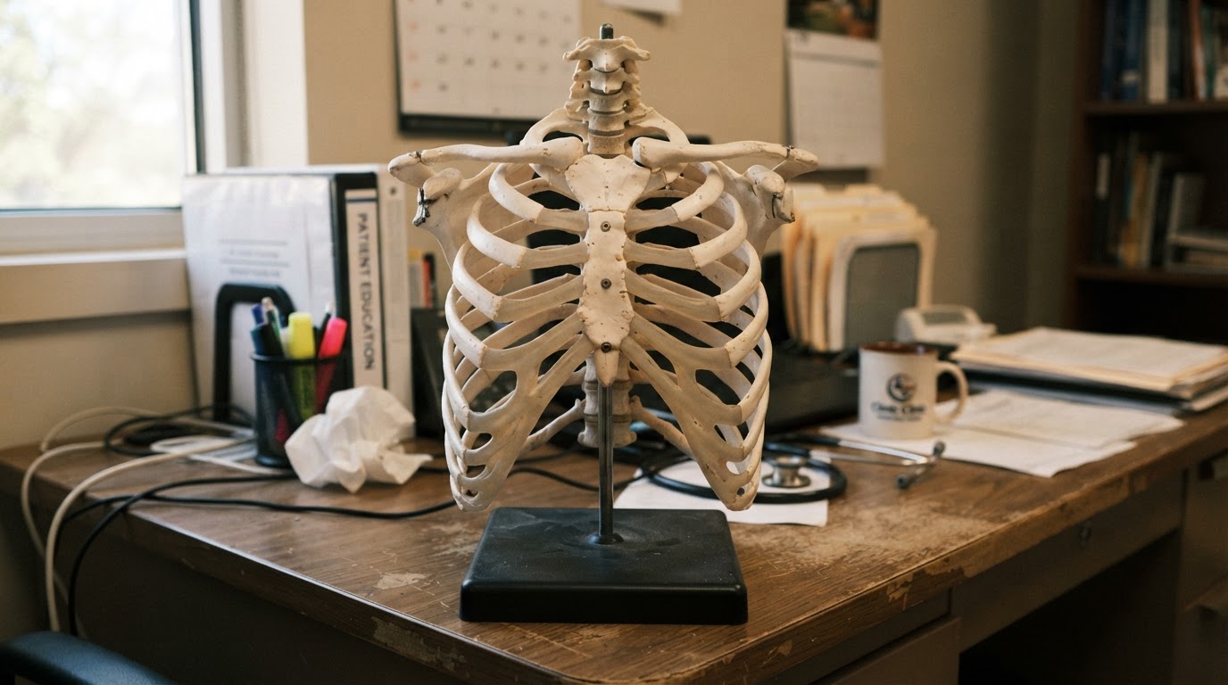 thoracic outlet syndrome TOS upper thoracic rib cage model for neurovascular relief