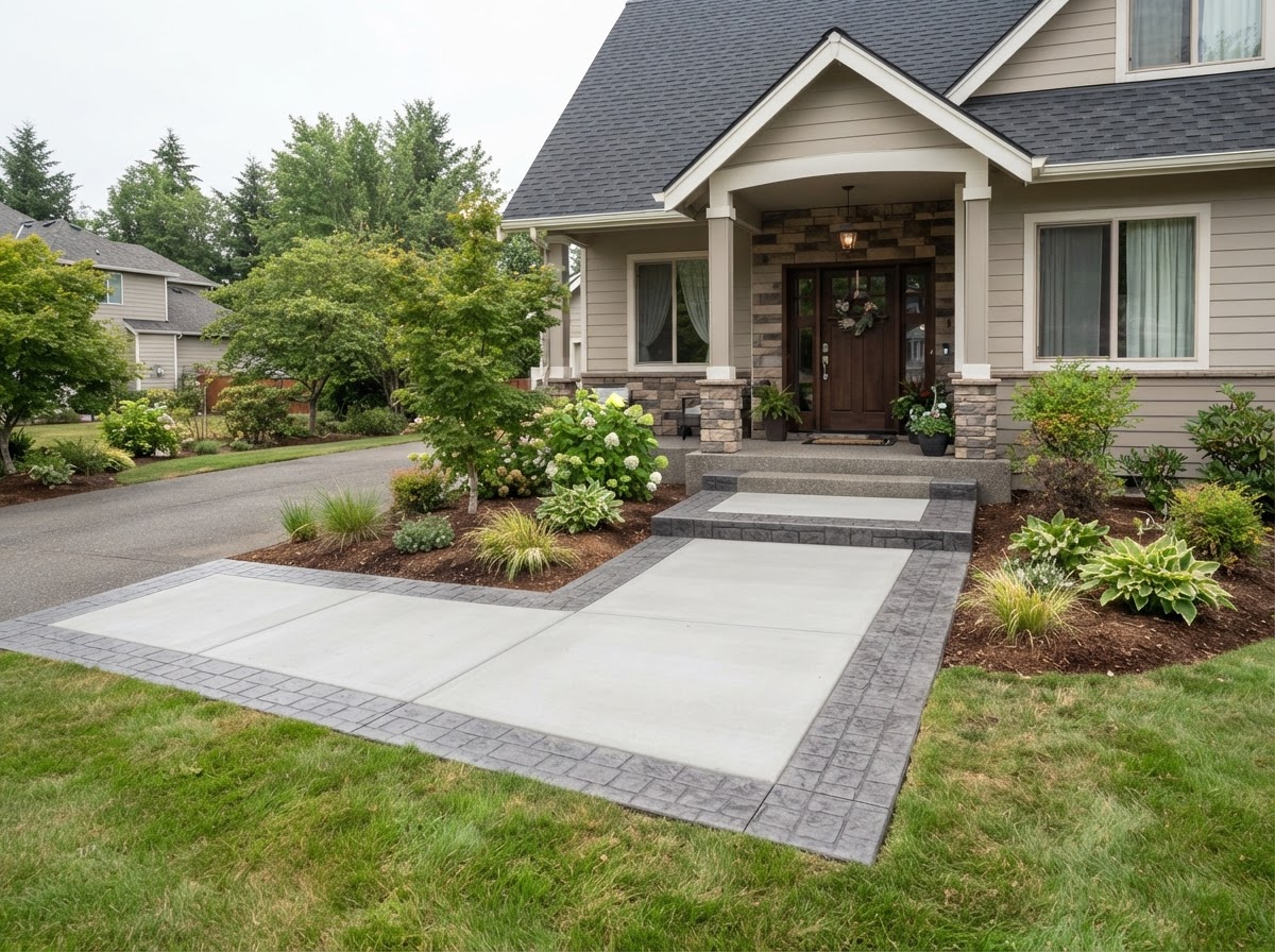 Front Walkway & Steps — Kenmore before