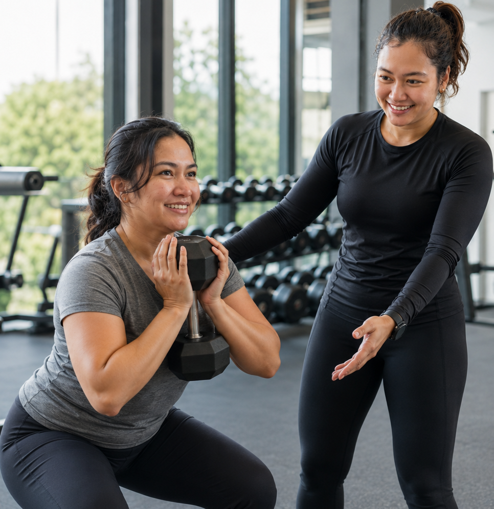 Coached strength sessions