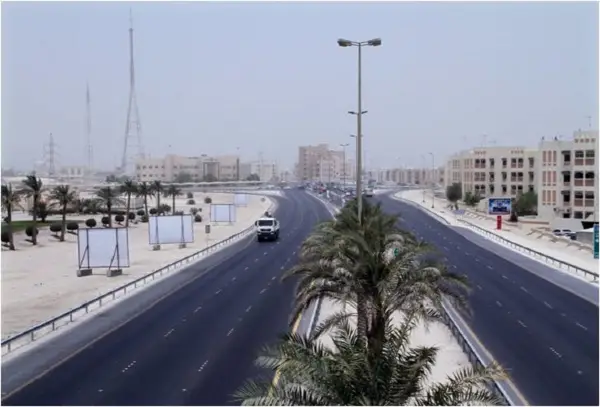 Road Marking at Esteglal Highway