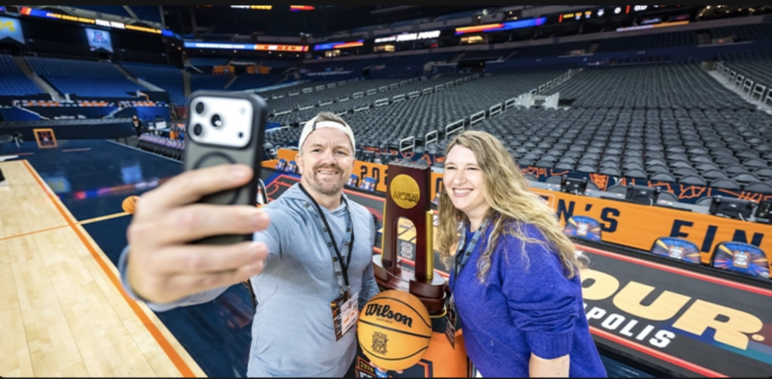 NCAA Men's Final Four court VIP sweepstakes grand prize experience curated by Xtrava