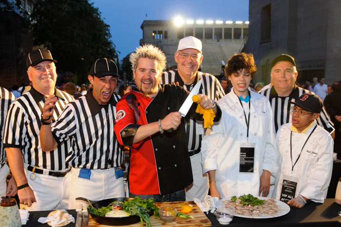 Celebrity chef live charity culinary event and culinary fundraising