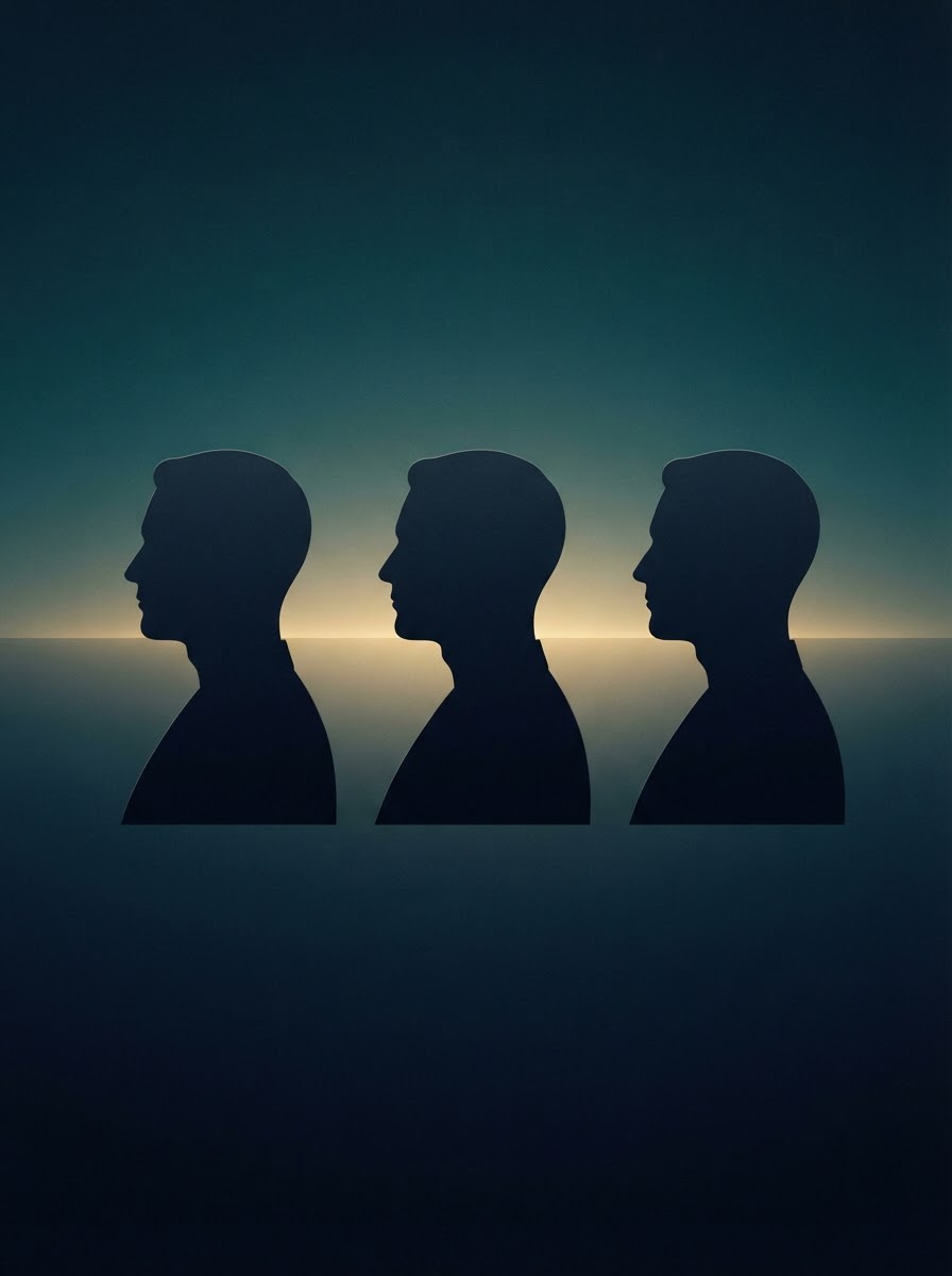 Conceptual maritime speaker placeholder silhouette — not a confirmed speaker