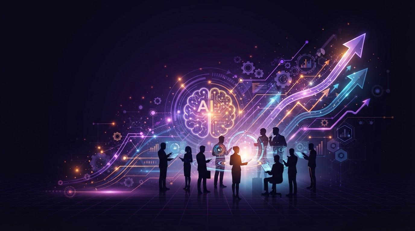 Connected systems, AI agents and people working together for business growth