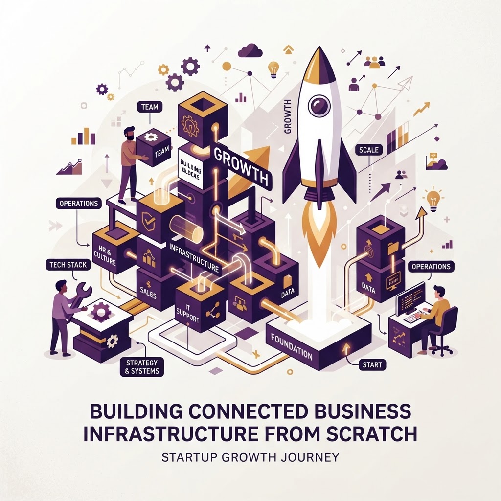 STARTUPS & NEW BUSINESSES — Build a connected business infrastructure from the beginning instead of accumulating disconnected applications as you grow.