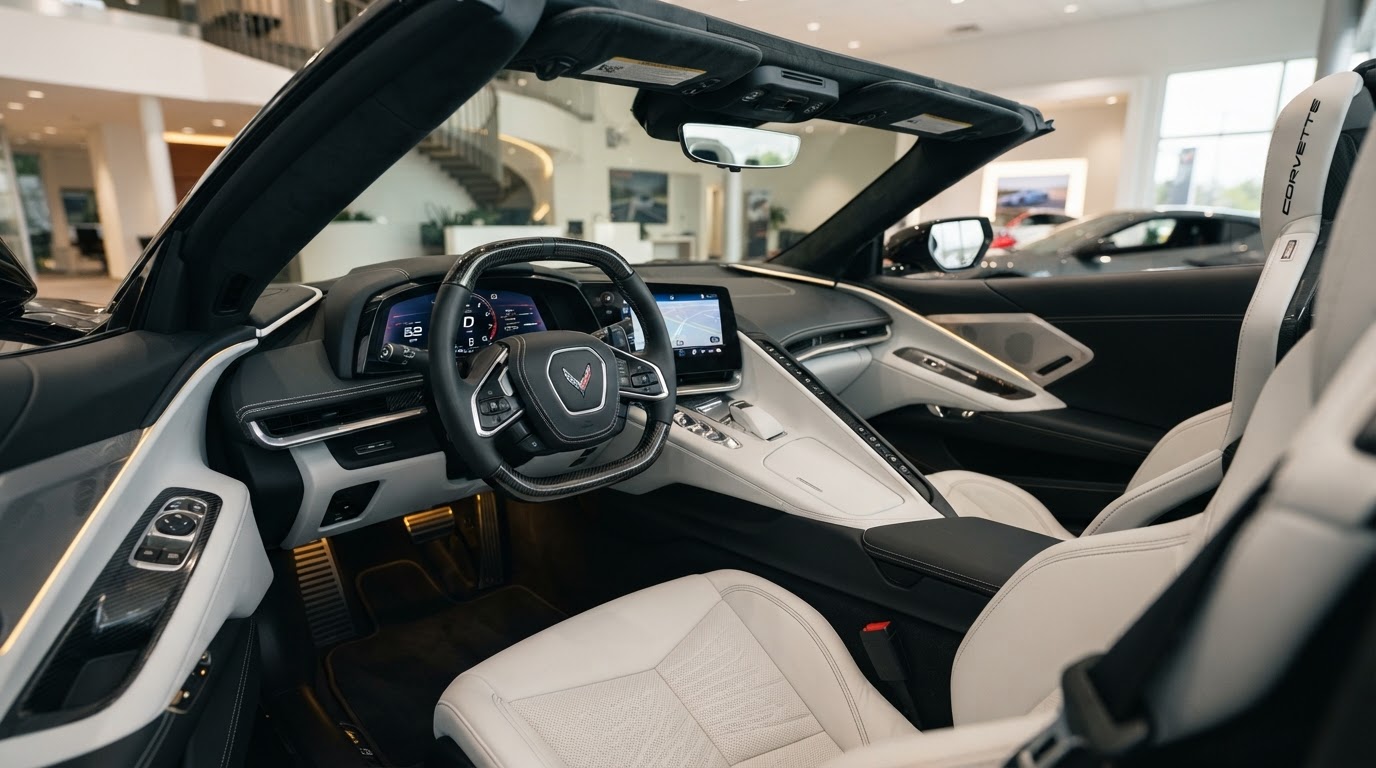 2024 Chevy Corvette Convertible interior