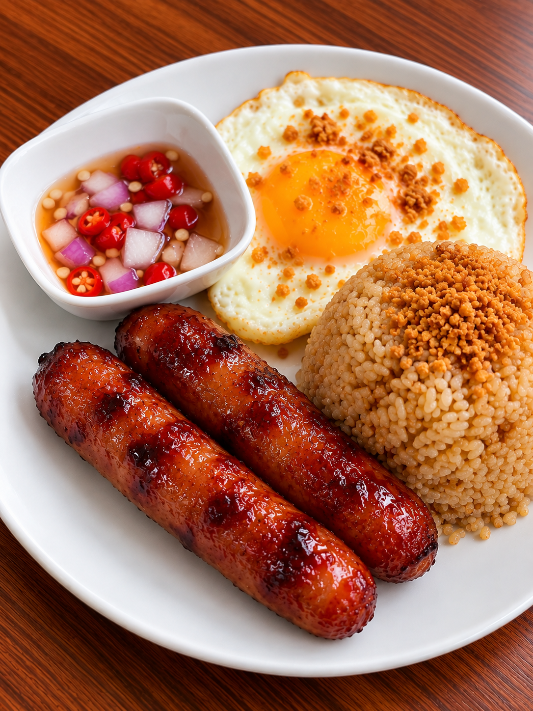 Caramelized Longganisa Silog (Longsilog)