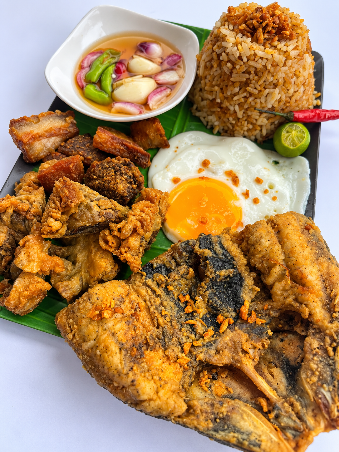 Takam 1 Meal: Bangus, Chicharon Bulaklak & Bagnet
