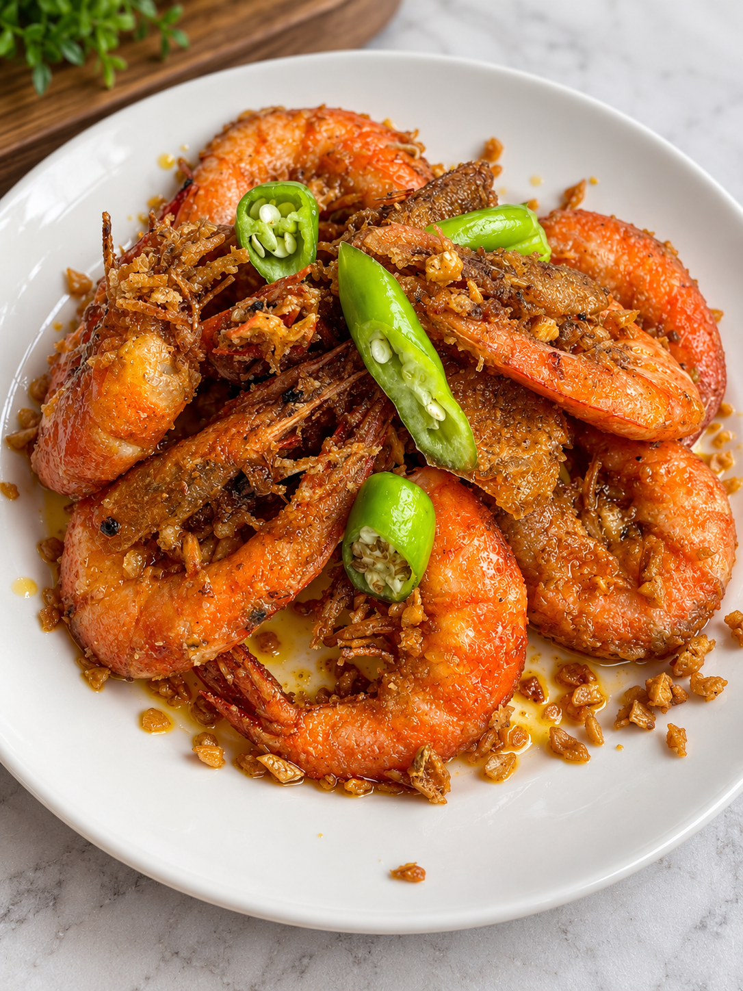 Buttered Garlic Shrimp