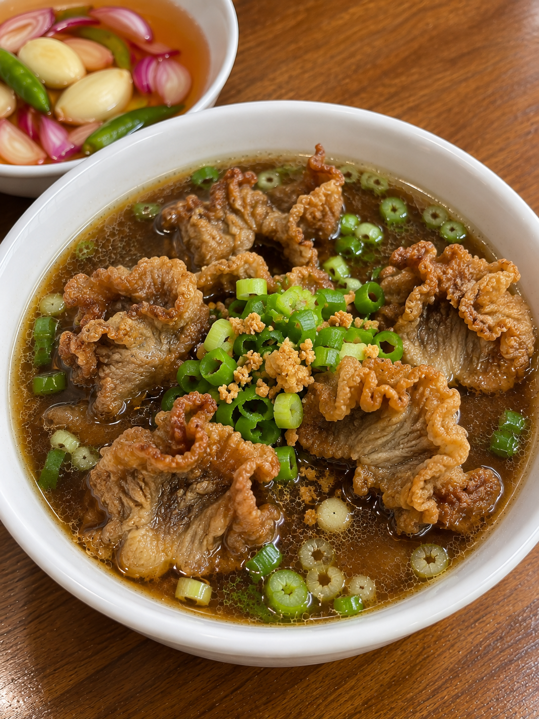 Chicharon Bulaklak Pares Bowl