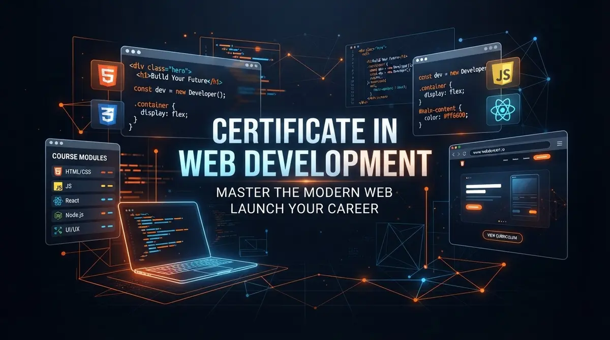 Professional Certificate in Web Development