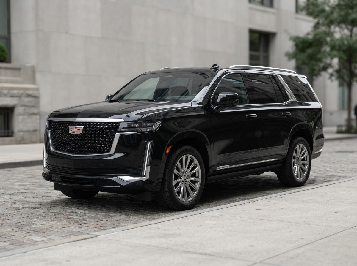 Black Cadillac Escalade, Premium SUV class