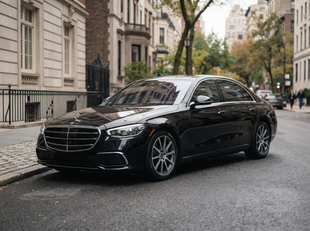 Black Mercedes-Benz S-Class, Luxury Sedan class
