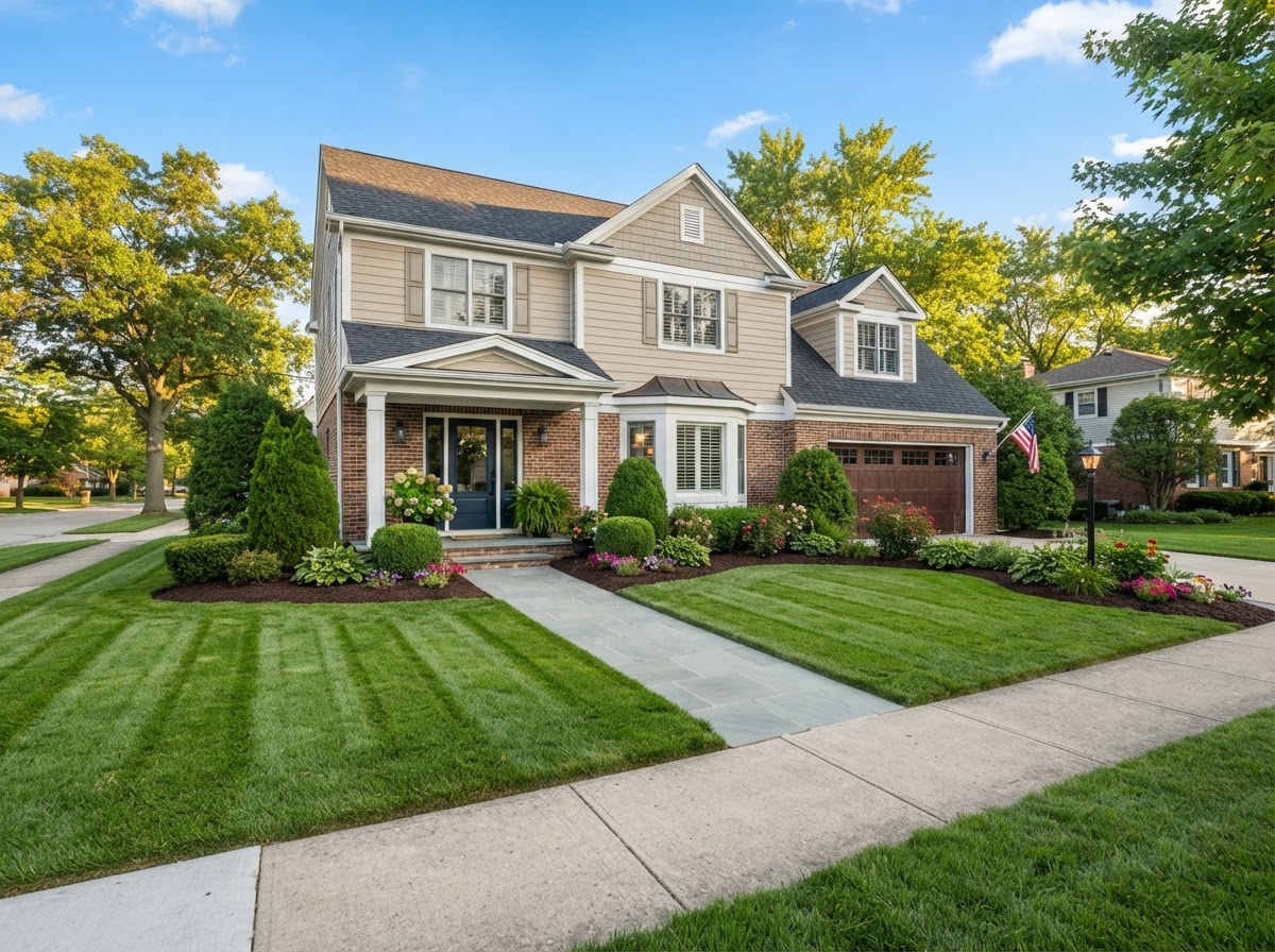 Lawn care work example 2