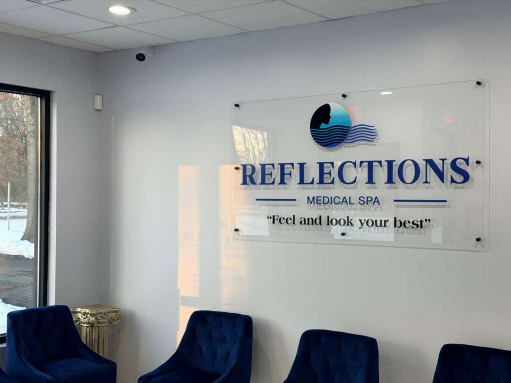 Reflections Medical Spa — Interior Sign