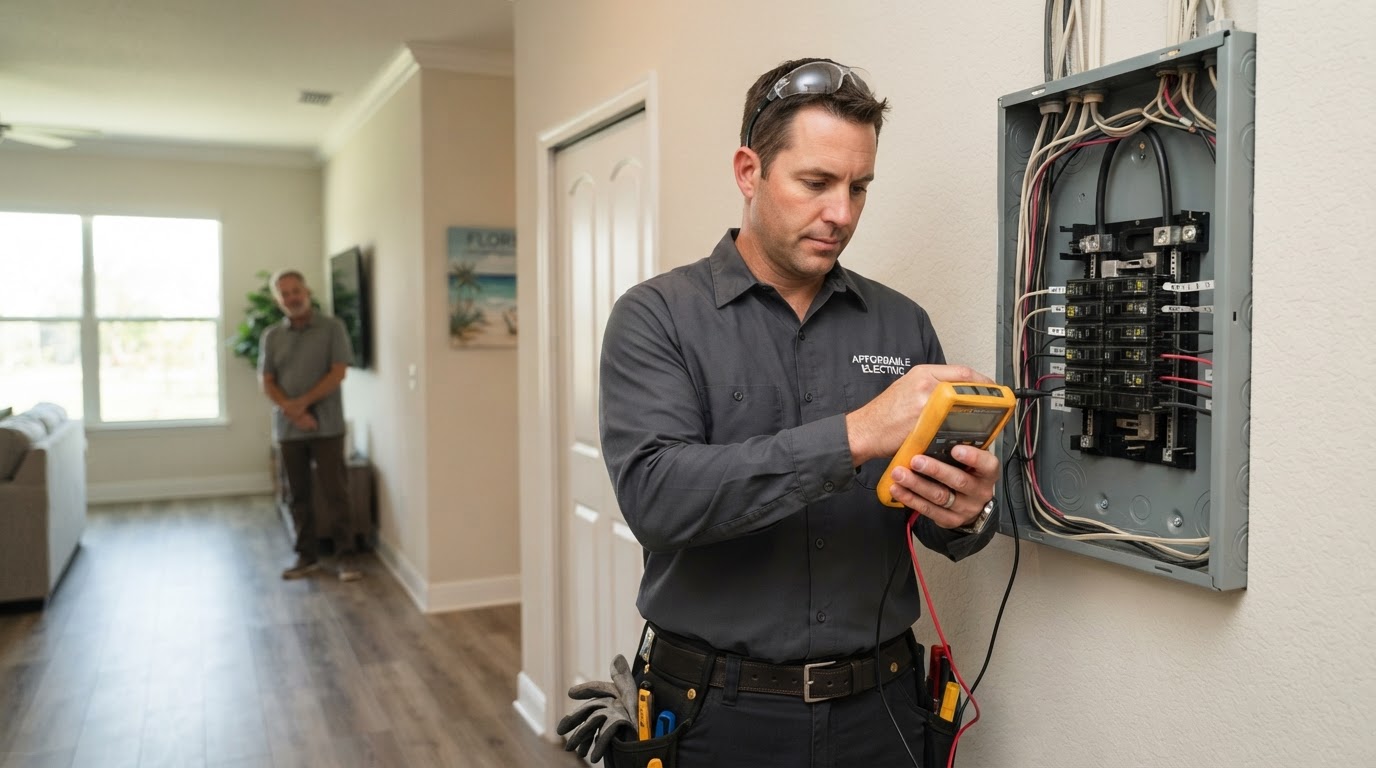 Electrical Panel Repair, Replacement, or 200-Amp Service Upgrade: What Does Your Florida Home Actually Need?