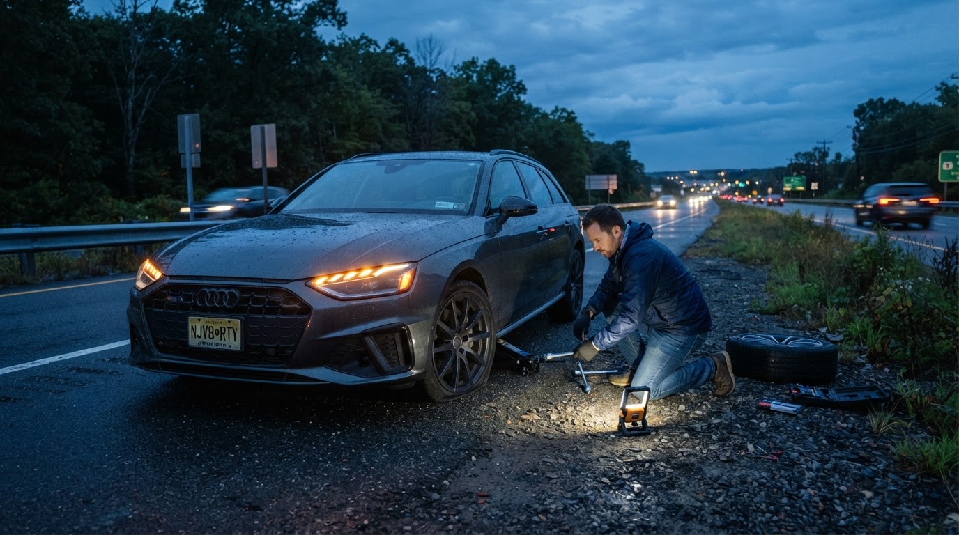Roadside vehicle service background