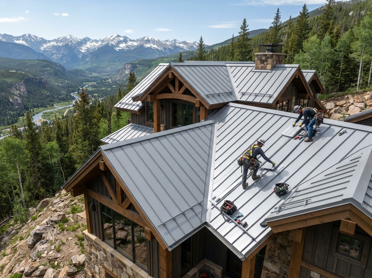 Commercial & Residential Standing Seam Metal Roofing
