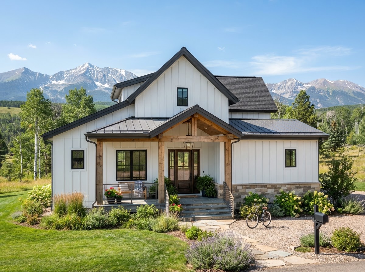 Modern Farmhouse Board & Batten Exterior Paint