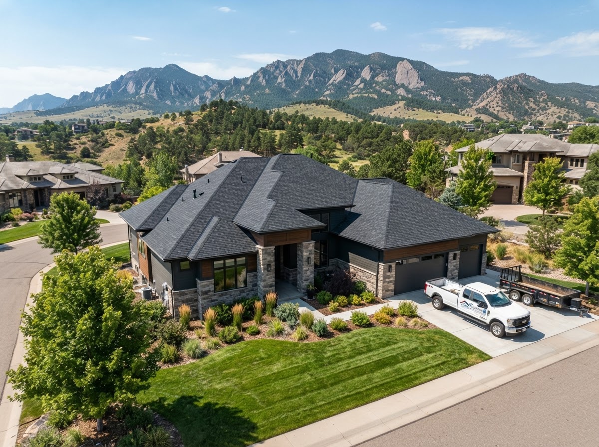 Steep-Pitch Craftsman Roof Replacement