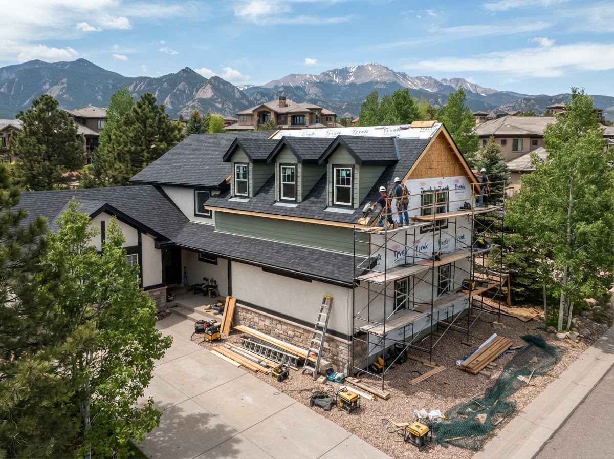 Second-Story Home Addition with Dormer Windows