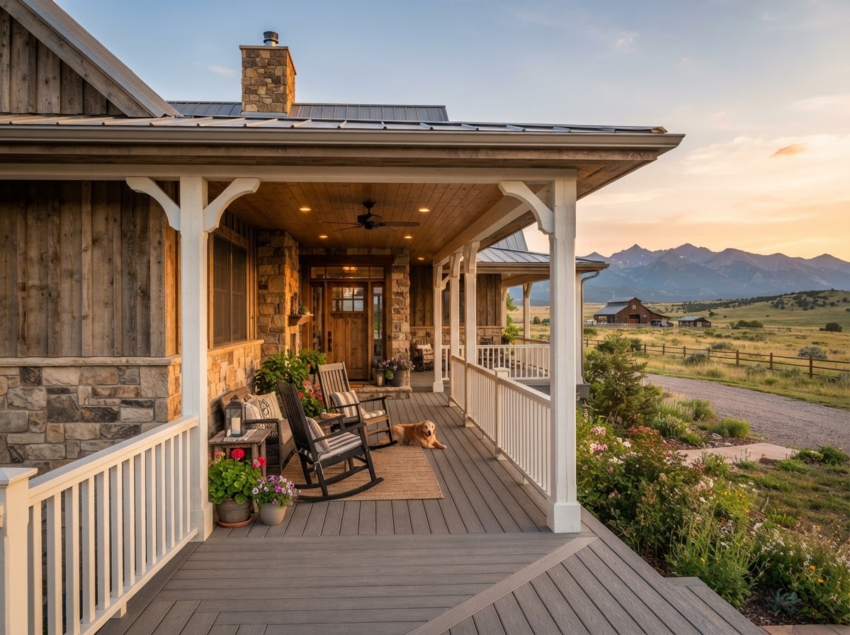 Wrap-Around Country Porch & Rebuild in Elbert County