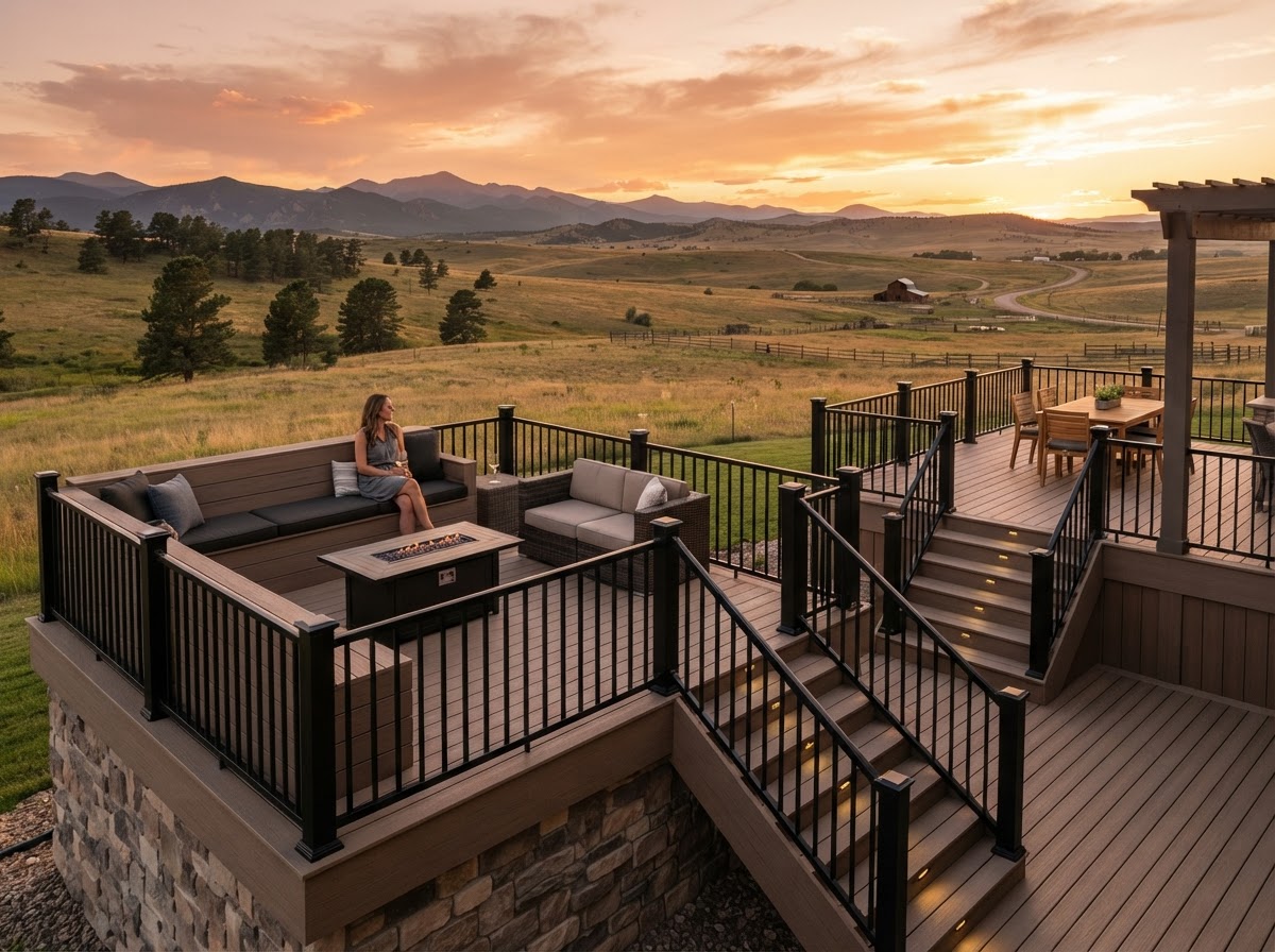 Elbert County Custom Outdoor Deck