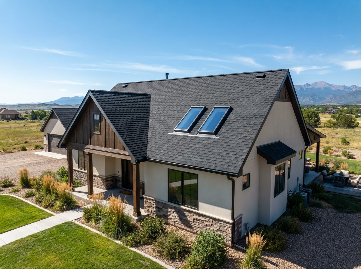 Pueblo West Modern Farmhouse Roof & Skylight Replacement