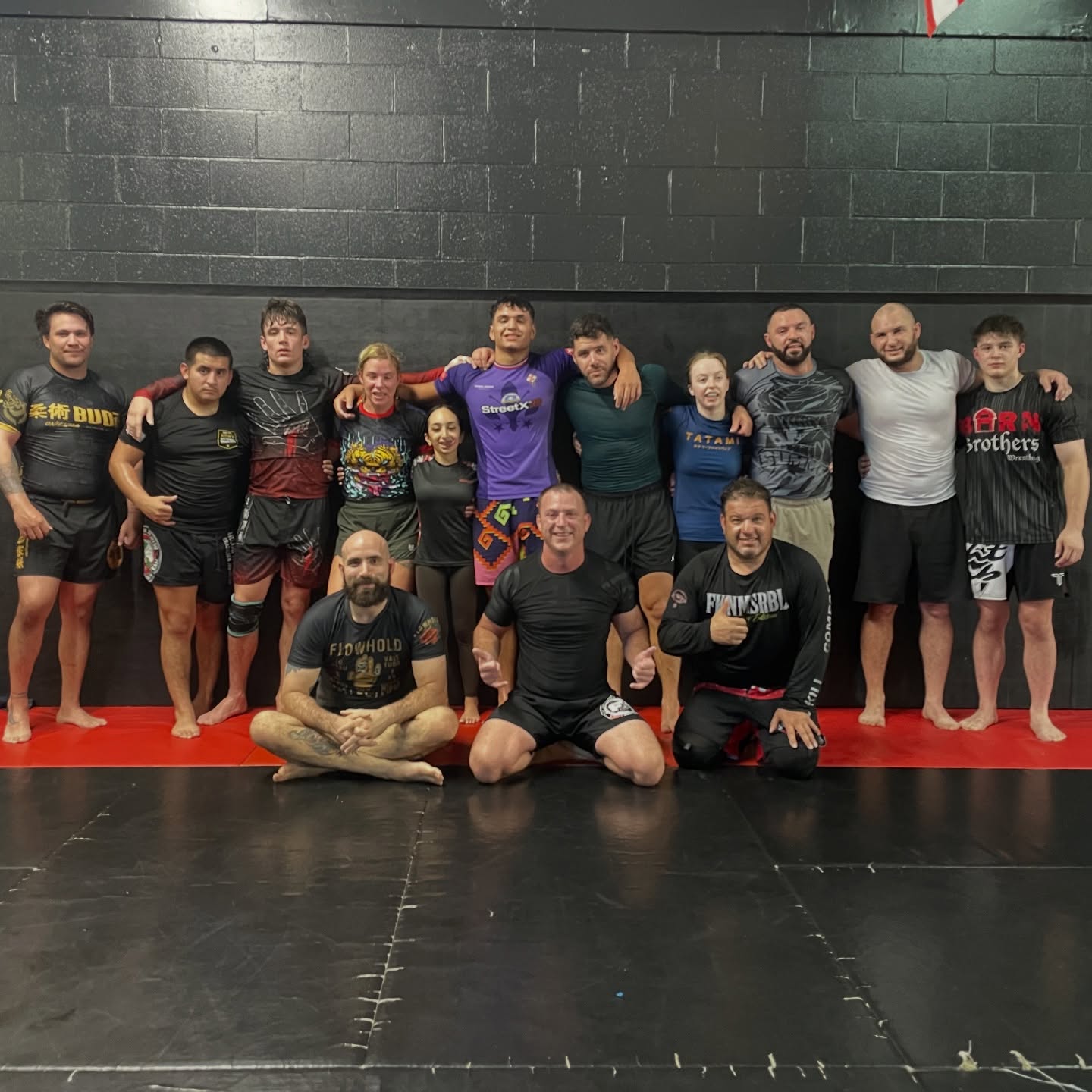 Fusion Brazilian Jiu-Jitsu team on the mats in Port Jefferson Station