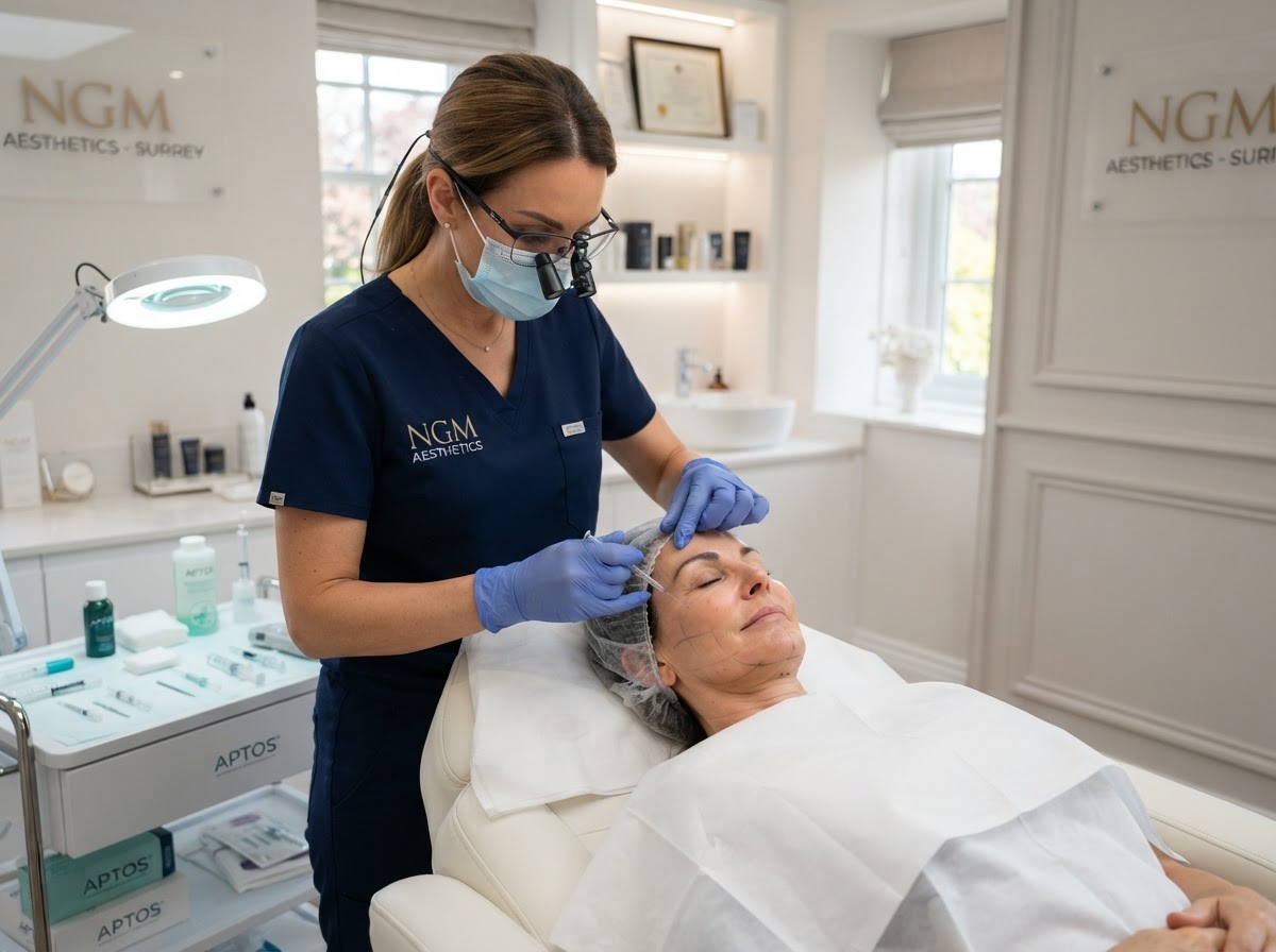 Natasha Gordana-Murray treating a client in clinic