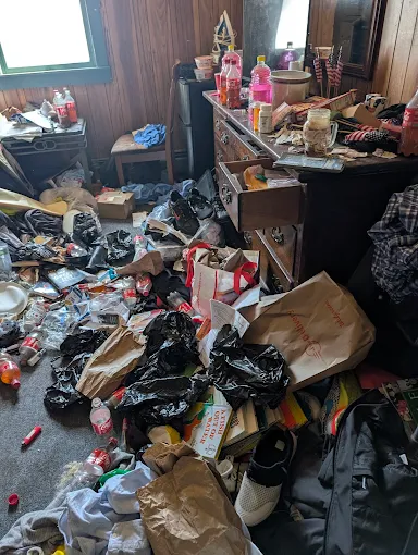 Residential Bedroom Cleanout Before Cleanout