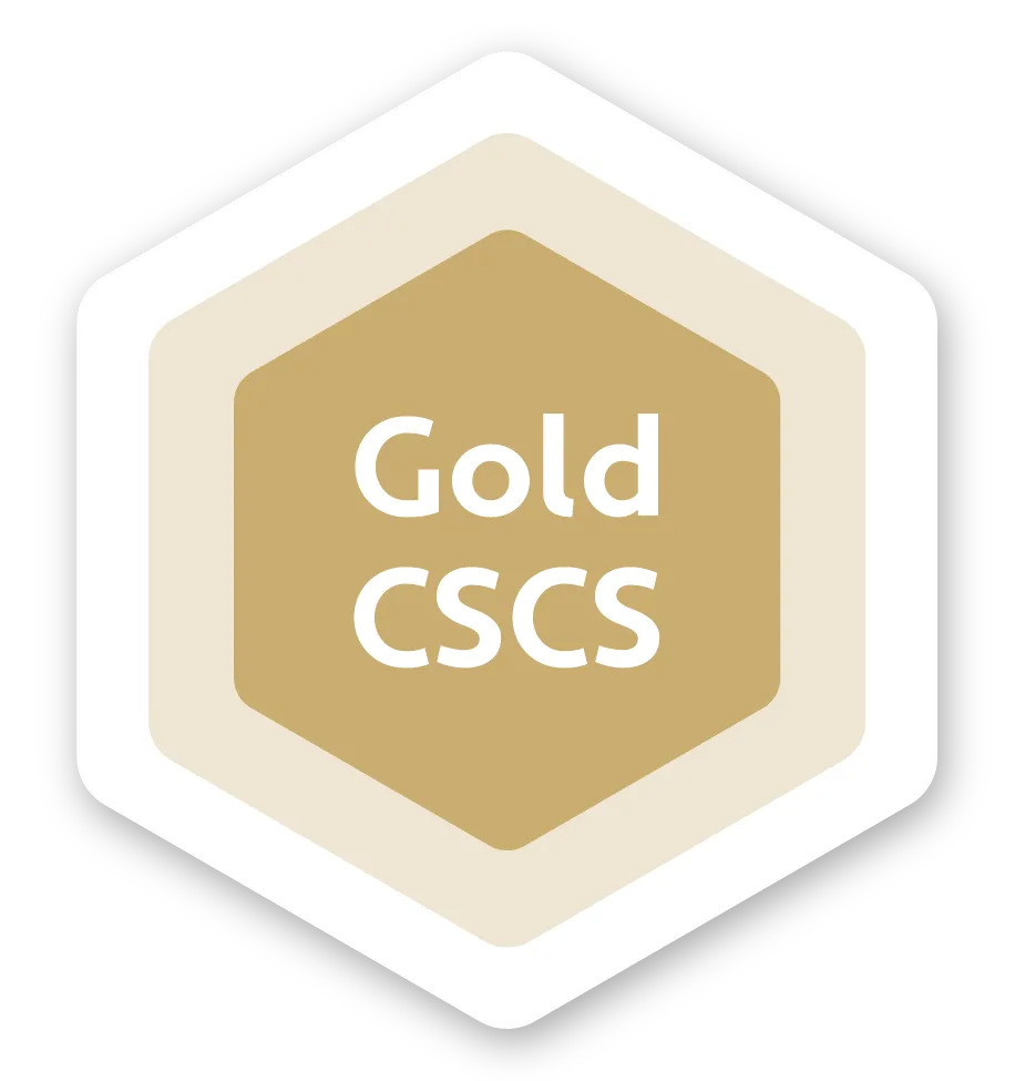 CSCS Gold card certification logo