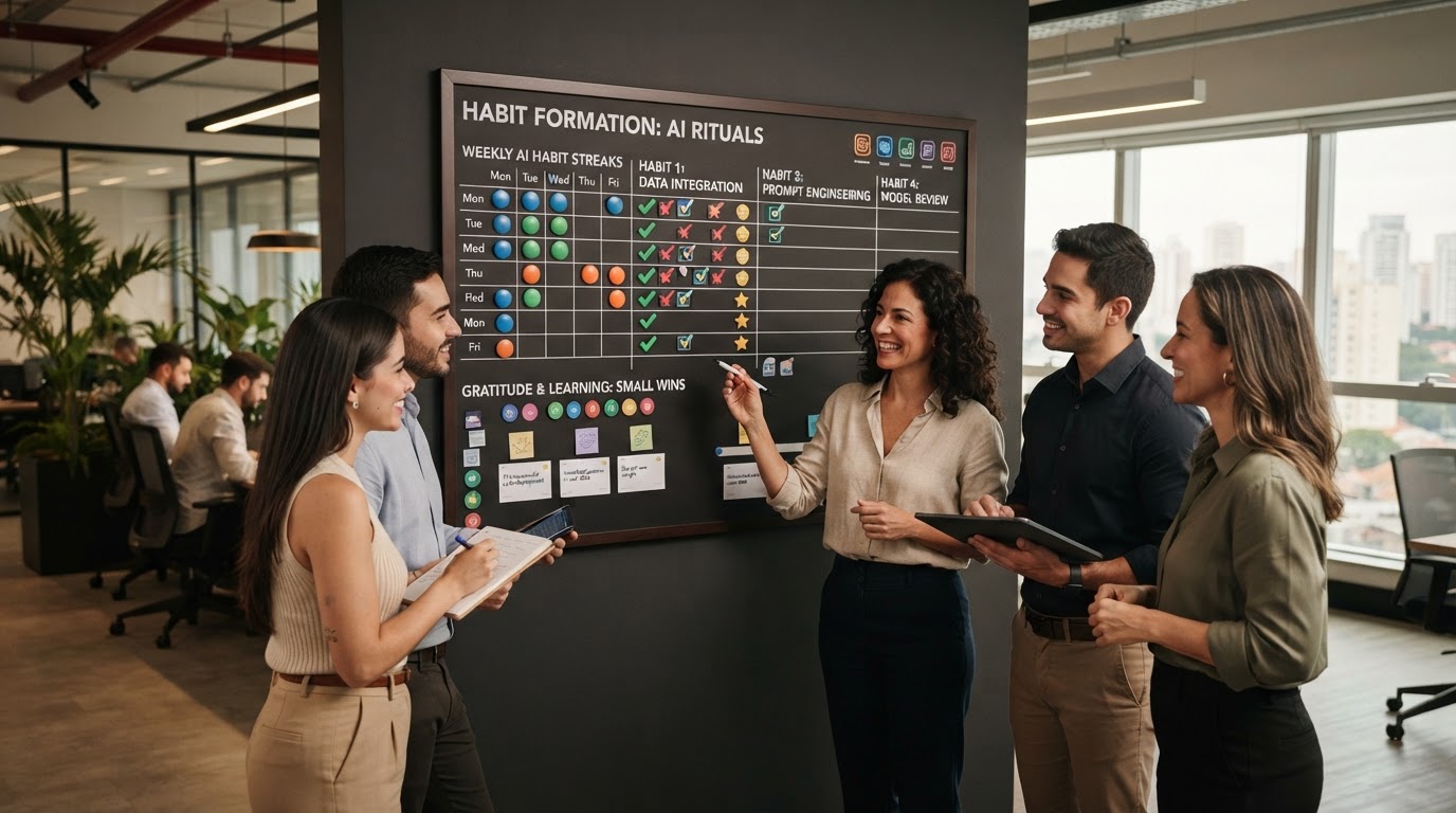 Cómo crear hábitos de IA en un equipo