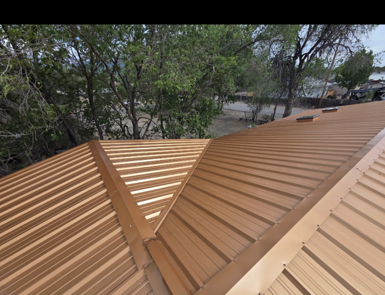 Custom Ridge & Valley Flashing Detail completed by Confidence Roofing LLC
