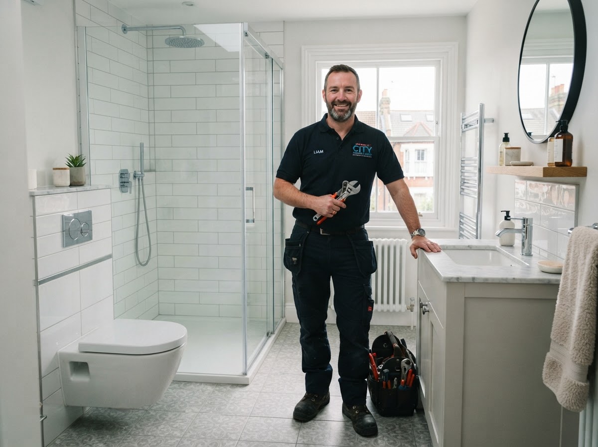 FlowRight Plumbing engineer at work