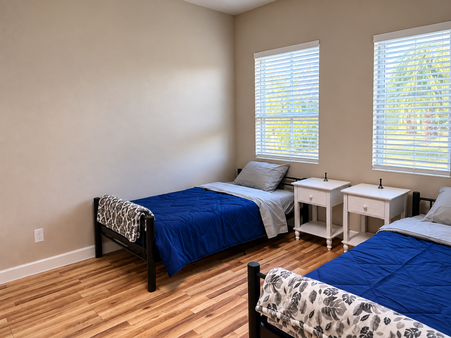 Comfortable, clean, and restful bedroom accommodations at Serenity Circle RTC in Mesa, AZ