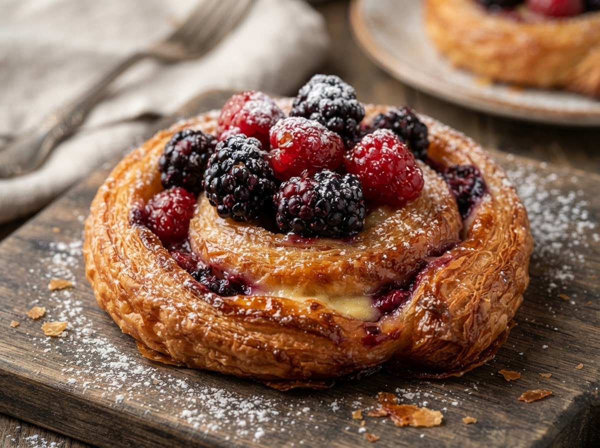 Sweet moments fresh mixed berry danish